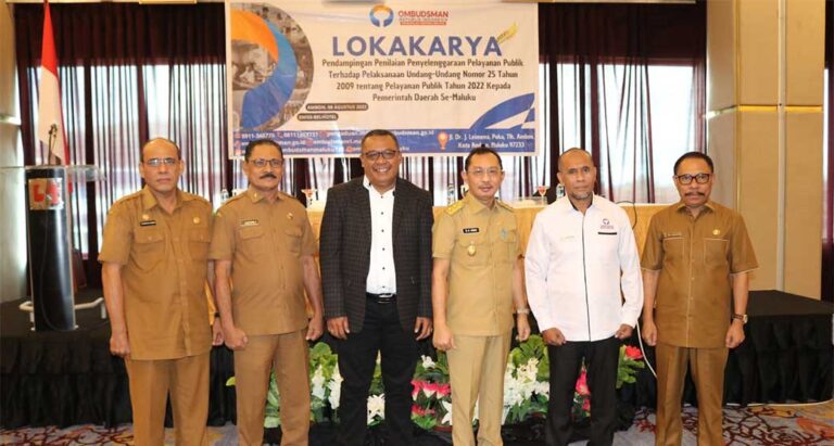 Pemprov Apresiasi Penilaian Penyelenggaraan Pelayanan Publik Ombudsman Maluku Pemprov Apresiasi Penilaian Penyelenggaraan Pelayanan Publik Ombudsman Maluku