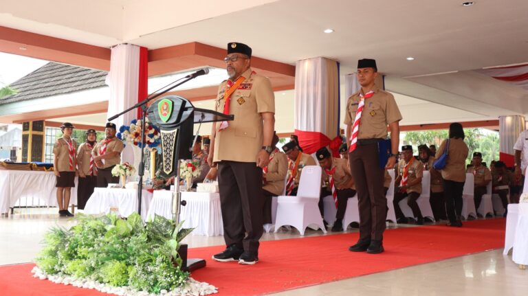 Gubernur Mi Jadi Pembina Upacara Peringatan Hari Pramuka Ke-62 Tahun Gubernur Mi Jadi Pembina Upacara Peringatan Hari Pramuka Ke-62 Tahun
