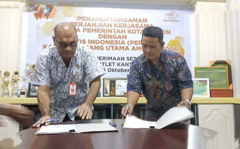 BPPRD Kota Ambon dan PT. Pos Indonesia Jalin Kerjasama Terkait Pelayanan Pajak BPPRD Kota Ambon dan PT. Pos Indonesia Jalin Kerjasama Terkait Pelayanan Pajak
