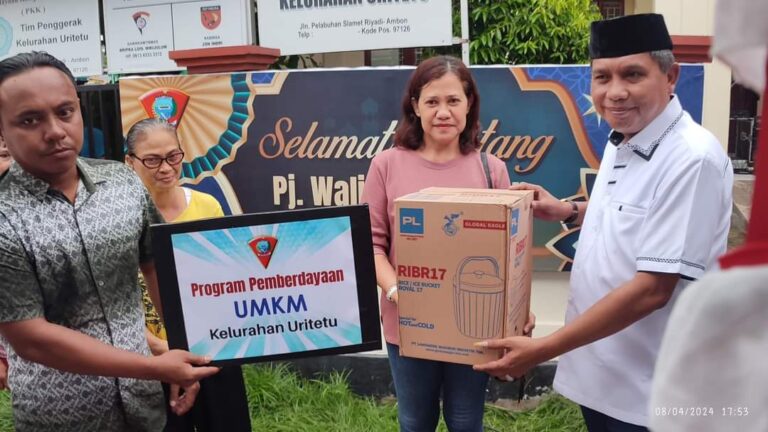 Kelurahan Uritetu Bantu UMKM, Wattimena Apresiasi Kelurahan Uritetu Bantu UMKM, Wattimena Apresiasi