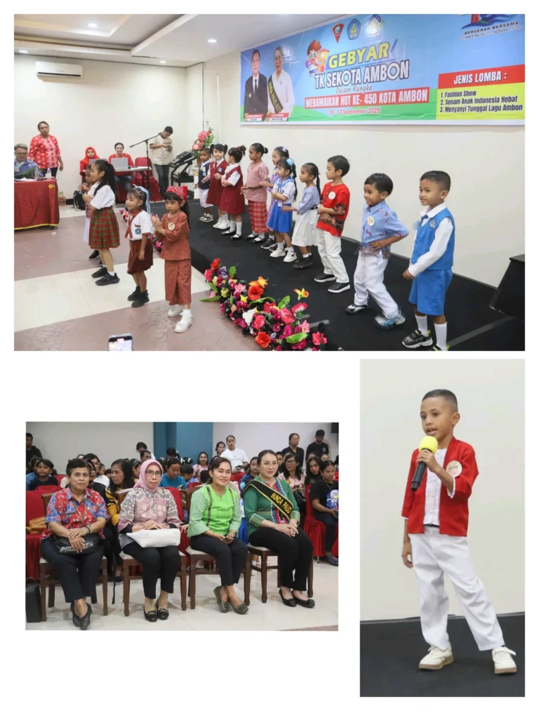 Ratusan Anak Ramaikan Gebyar TK: HUT ke-450 Kota Ambon