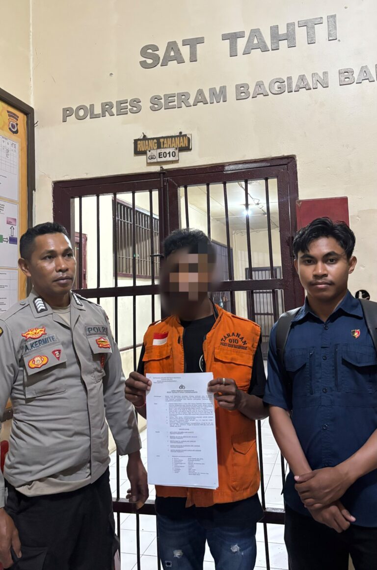 JT Ditahan Satreskrim Atas Dugaan Persetubuhan Terhadap Anak di SBB