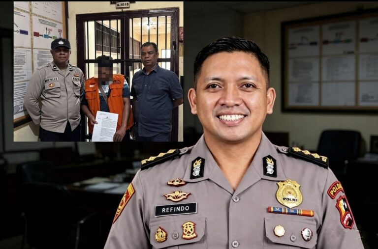 Jadi Tersangka Persetubuhan Anak di Huamual, Pria 52 Tahun Ditahan Satreskrim Polres SBB